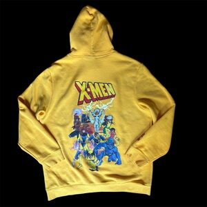 Marvel X-Men Golden Yellow Graphic Hoodie XL